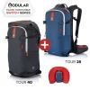 ARVA Switch Tour Bundle (25+40l) avalanche backpack with ABS* Ski Mountaineering|Avalanche Backpacks