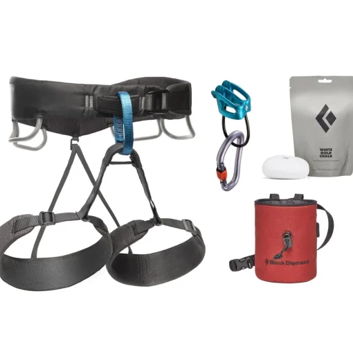 Black Diamond BD Momentum Package complete climbing kit* Adjustable Leg Loops|Harness Kits