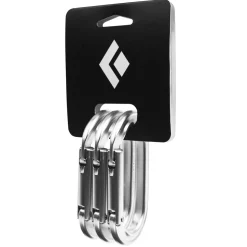 Black Diamond BD Oval Keylock 3-Pack climbing carabiners* Carabiners And Quick Links