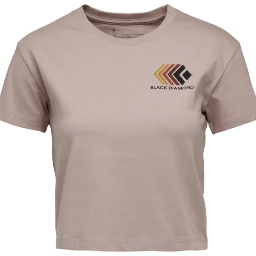 Black Diamond BD W Faded Crop Tee women's t-shirt*Women T-Shirts|Women