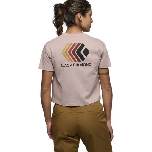 Black Diamond BD W Faded Crop Tee women's t-shirt*Women T-Shirts|Women