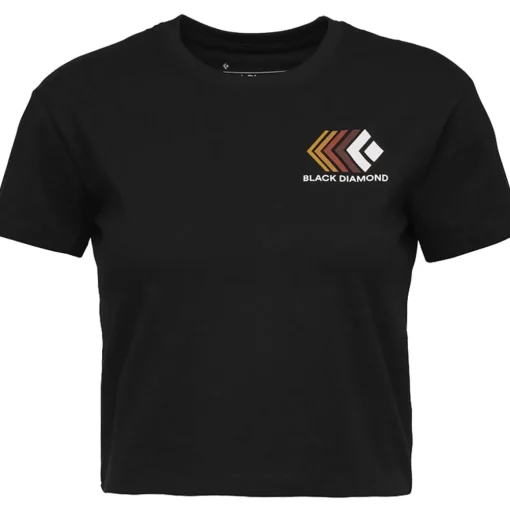 Black Diamond BD W Faded Crop Tee women's t-shirt*Women T-Shirts|Women