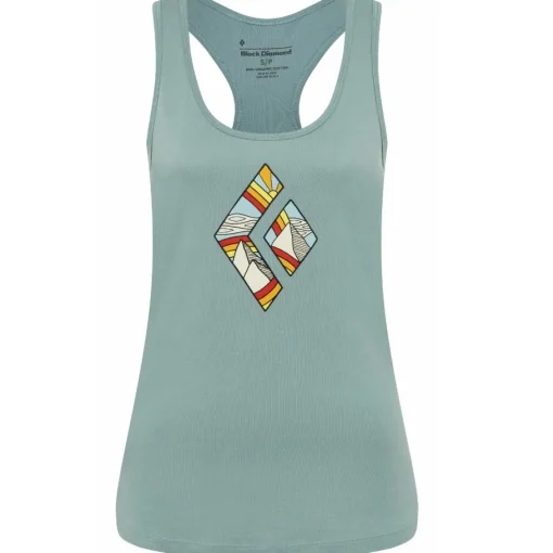 Black Diamond BD W Rainbow Diamond Tank women's vest top*Women Tops|Women