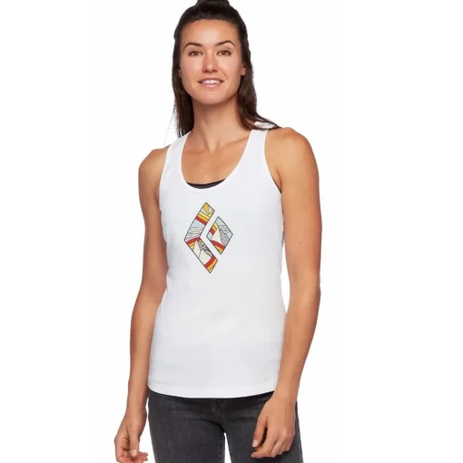 Black Diamond BD W Rainbow Diamond Tank women's vest top*Women Tops|Women