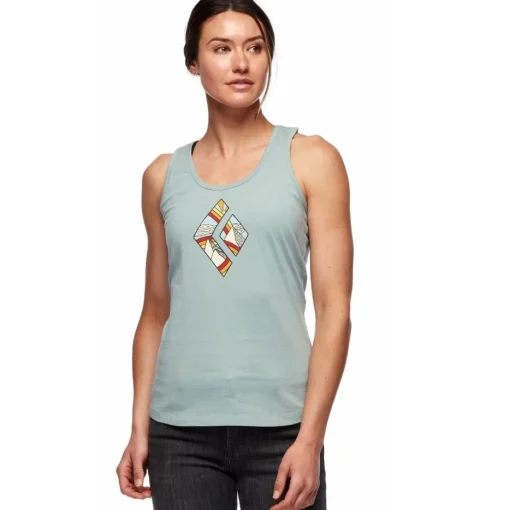 Black Diamond BD W Rainbow Diamond Tank women's vest top*Women Tops|Women