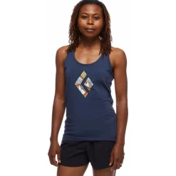 Black Diamond BD W Rainbow Diamond Tank women's vest top*Women Tops|Women