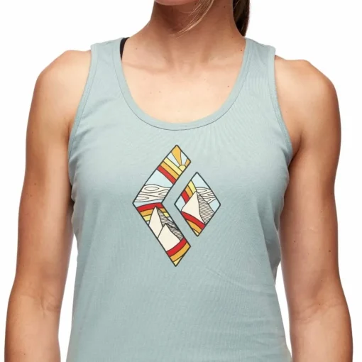 Black Diamond BD W Rainbow Diamond Tank women's vest top*Women Tops|Women