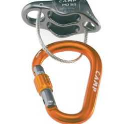 CAMP Più 2.0 Belay Kit belay device + carabiner* Belay Devices And Descenders