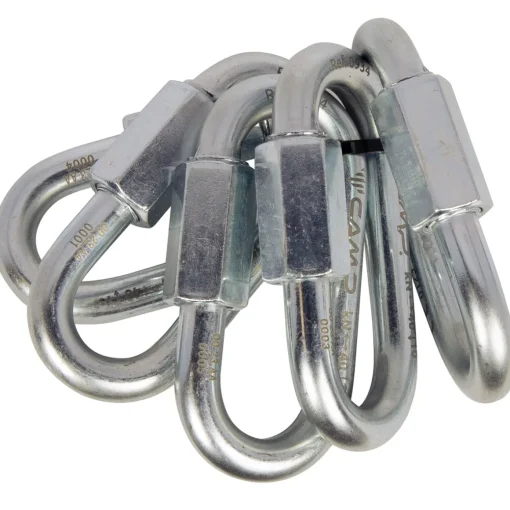 CAMP Set 5 Oval Quick Link Steel Ø8 mm 5 pack quick link* Carabiners And Quick Links