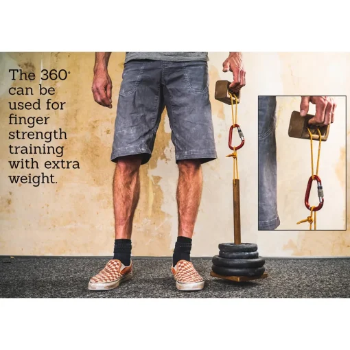 Captain Fingerfood Hangboard 360° climbing portable hangboard* Hanging Training Devices