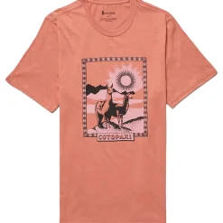 Cotopaxi Llama Greetings Organic T-Shirt men's t-shirt* T-Shirts|Men