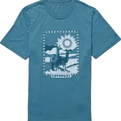 Cotopaxi Llama Greetings Organic T-Shirt men's t-shirt* T-Shirts|Men