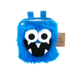 Crafty Climbing Blue Five Toothed Monster chalk bag* Chalk Bag