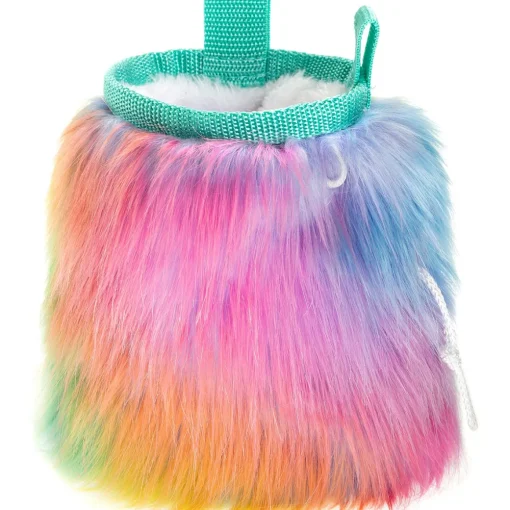 Crafty Climbing Rainbow Furry chalk bag* Chalk Bag