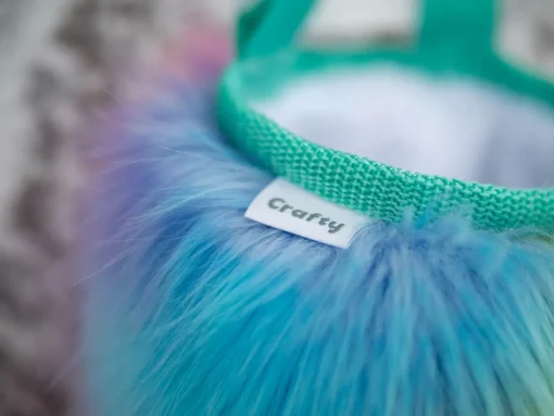 Crafty Climbing Rainbow Furry chalk bag* Chalk Bag