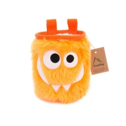 Crafty Climbing Tangerine Foodie Monster chalk bag* Chalk Bag