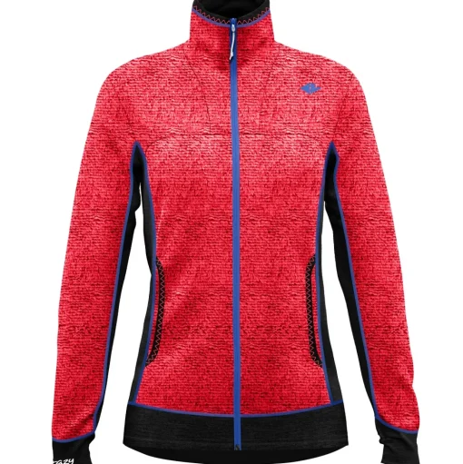 Crazy Idea Pull Exit Extrafleece Woman women's technical polar fleece*Women Sweaters|Women