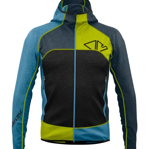 Crazy Idea Pull Resolution Man men's technical polar fleece* Sweaters|Men