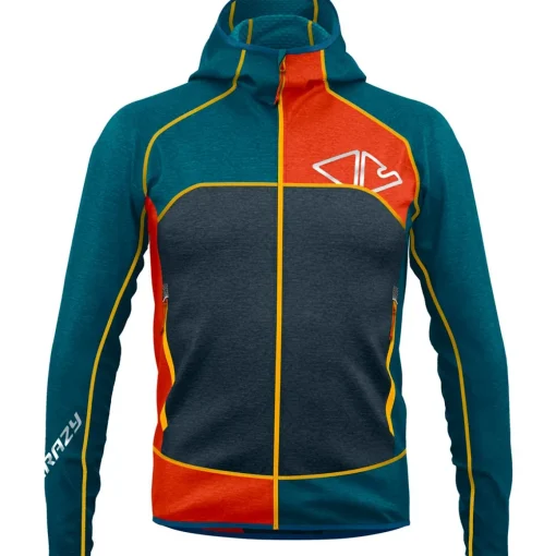 Crazy Idea Pull Resolution Man men's technical polar fleece* Sweaters|Men