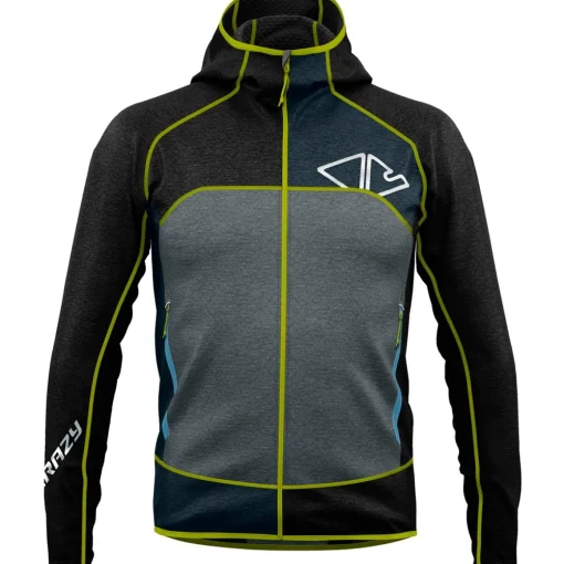 Crazy Idea Pull Resolution Man men's technical polar fleece* Sweaters|Men
