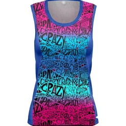 Crazy Idea Top Sirio women's vest top*Women Tops|Women