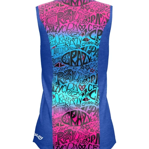 Crazy Idea Top Sirio women's vest top*Women Tops|Women
