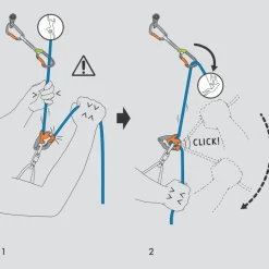 Climbing Technology CT Click Up + climbing belay device* Belay Devices And Descenders