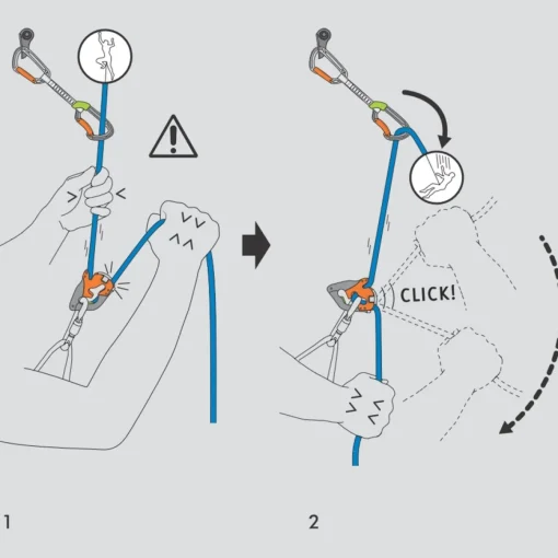 Climbing Technology CT Click Up + climbing belay device* Belay Devices And Descenders