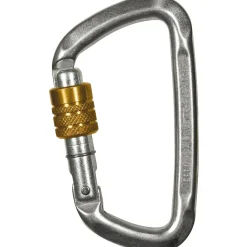 Climbing Technology CT D-Shape Steel SG screw-lock climbing carabiner* Carabiners|Carabiners And Quick Links