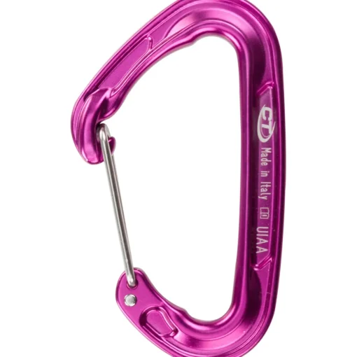 Climbing Technology CT Fly-Weight Evo climbing carabiner with wire gate* Carabiners And Quick Links