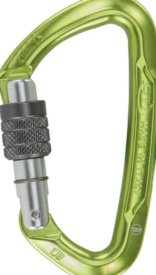 Climbing Technology CT Lime SG screw-lock climbing carabiner* Carabiners And Quick Links