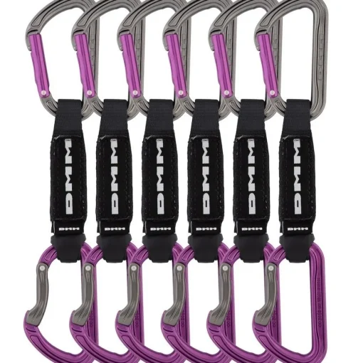 DMM Shadow 6-pack climbing quickdraw* Quickdraws