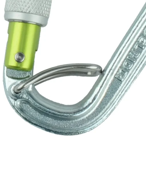Edelrid HMS Bruce Steel Screw FG II screw gate climbing carabiner* Carabiners And Quick Links