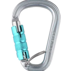Edelrid HMS Bruce Steel Triple FG II triact lock climbing carabiner* Carabiners And Quick Links
