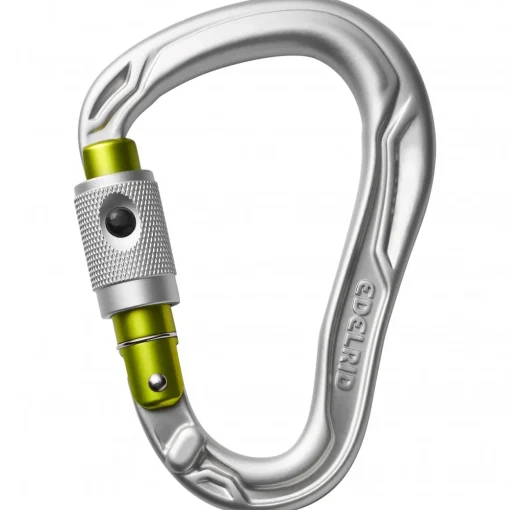 Edelrid HMS Bullet PermaLock screw gate climbing carabiner* Carabiners And Quick Links
