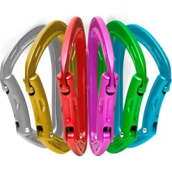Edelrid Mission Sixpack set 6 climbing carabiners with bent gate* Carabiners And Quick Links