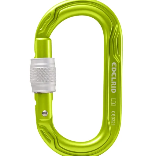 Edelrid Oval Power 2500 Screw II screw gate climbing carabiner* Carabiners And Quick Links