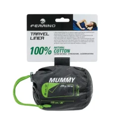 Ferrino Travel Mummy sleeping bag liner* Liners|Trekking & Camping