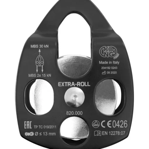 Kong Extra Roll pulley for work at height and rescue* Pulleys|Belay Devices And Descenders