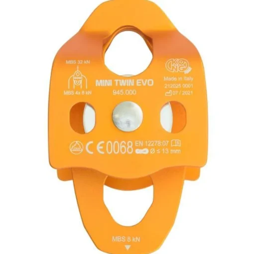 Kong Mini Twin Evo double pulley for work at height* Pulleys