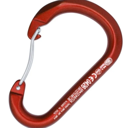 Kong Paddle Wire Bent Gate carabiner with wire gate* Carabiners And Quick Links