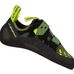La Sportiva Tarantula Olive / Neon climbing shoes* Climbing