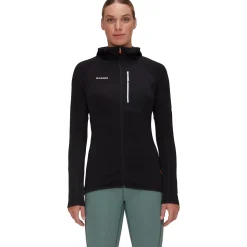 Mammut Aenergy Light ML Hooded Jacket Women women's technical polar fleece*Women Sweaters|Women