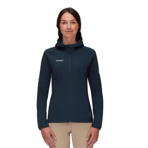 Mammut Madris Light ML Hooded Jacket Women women's technical polar fleece*Women Sweaters|Women