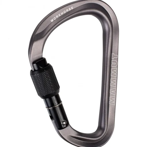 Mammut Workhorse HMS Screwgate screw-lock climbing carabiner* Carabiners And Quick Links