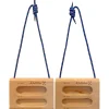 Metolius Wood Rock Rings II climbing portable holds* Hanging Training Devices
