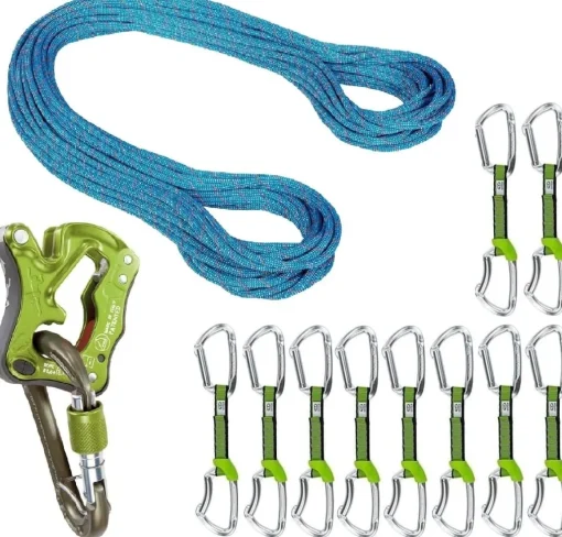 Mammut Oliunìd Deal Kit 9.5 Crag Classic Rope 10 quickdraws Click Up* Crag Kits