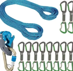Mammut Oliunìd Deal Kit 9.5 Crag Classic Rope 10 quickdraws Click Up* Crag Kits
