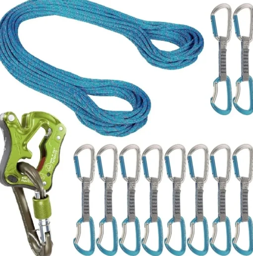 Mammut Oliunìd Deal Kit 9.5 Crag Classic Rope 10 quickdraws Click Up* Crag Kits