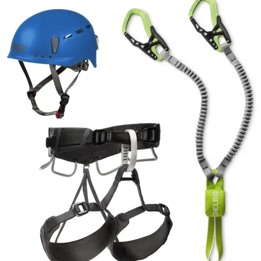 Oliunìd Deal Kit Cable Kit VI + helmet and harness via ferrata kit* Via Ferrata Kits|Complete Kits